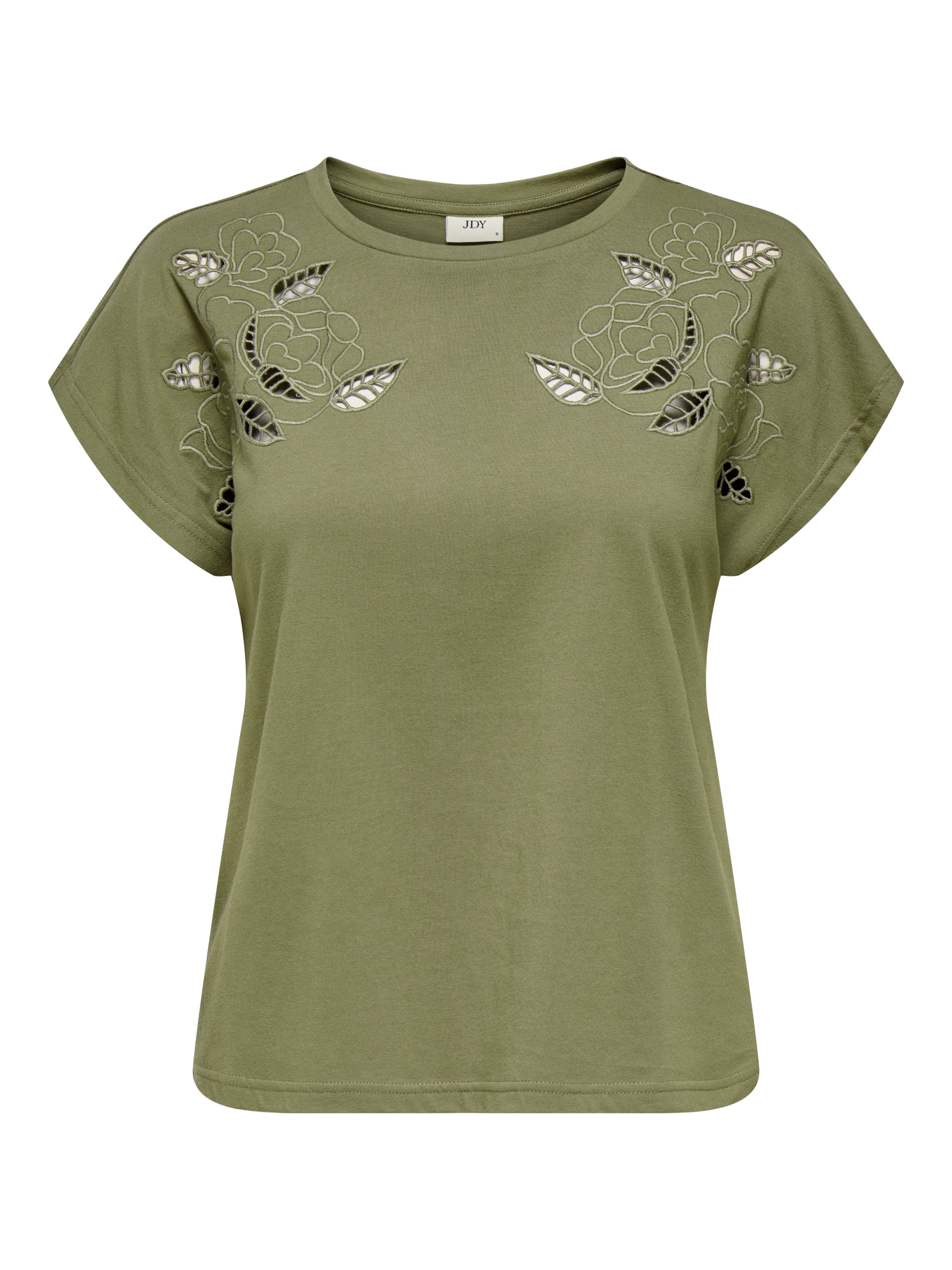 JDY Μπλουζάκι 'JDYRose' σε πράσινο: μπροστά