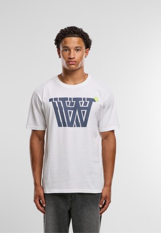 T-Shirt WOOD WOOD en blanc : devant