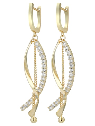 Akzent Ohrringe 'Ari, 925 Sterlingsilber, langlebig'‌‌‌‌‌‌‌‌ in Gold