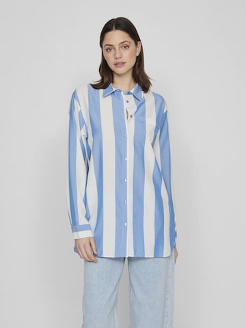 VILA Blouse in Blauw: voorkant