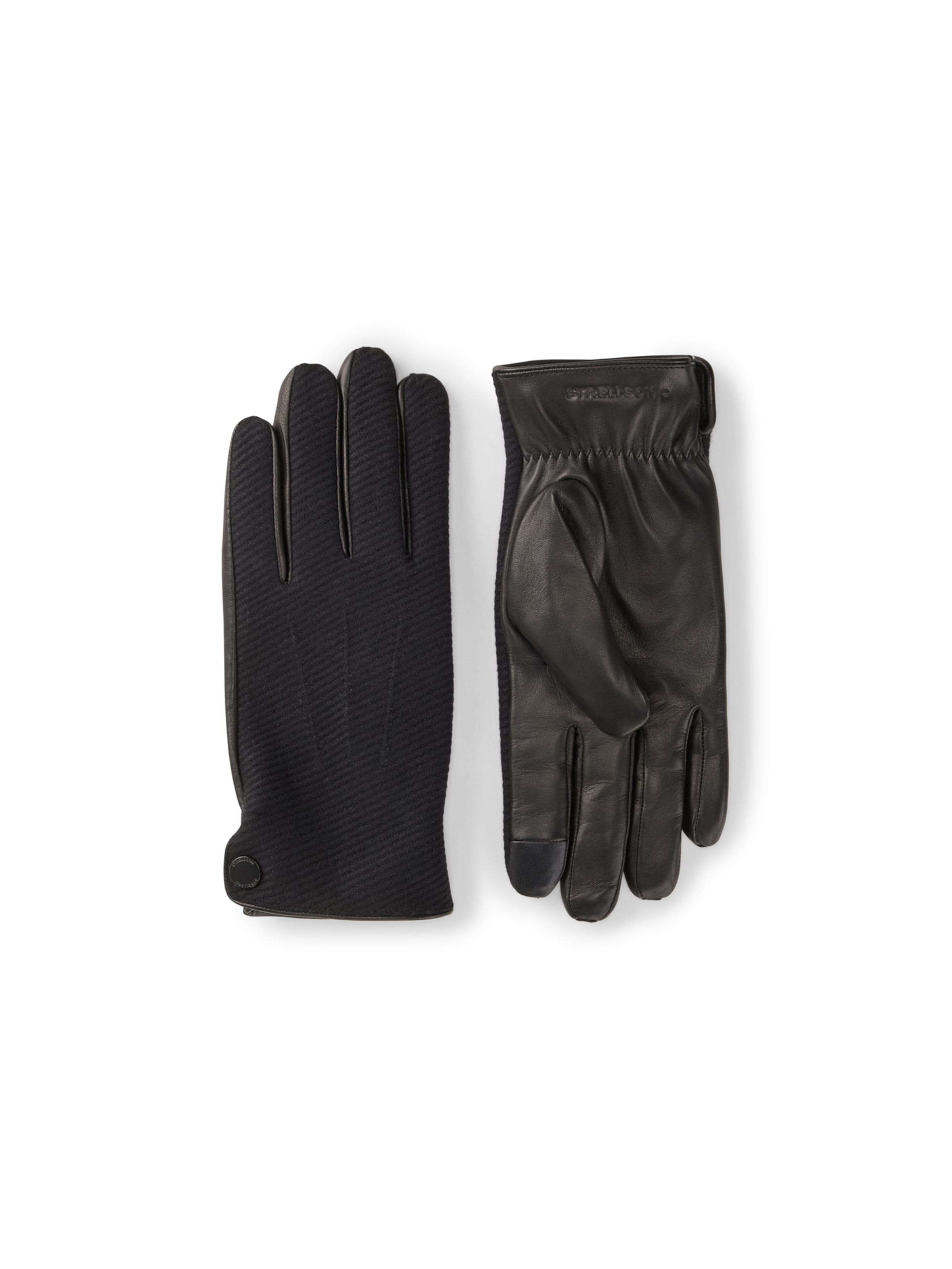 STRELLSON Handschuhe in Schwarz: Vorderseite