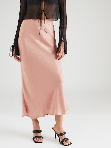 Nasty Gal Skirt 'Bias' in Pink: front