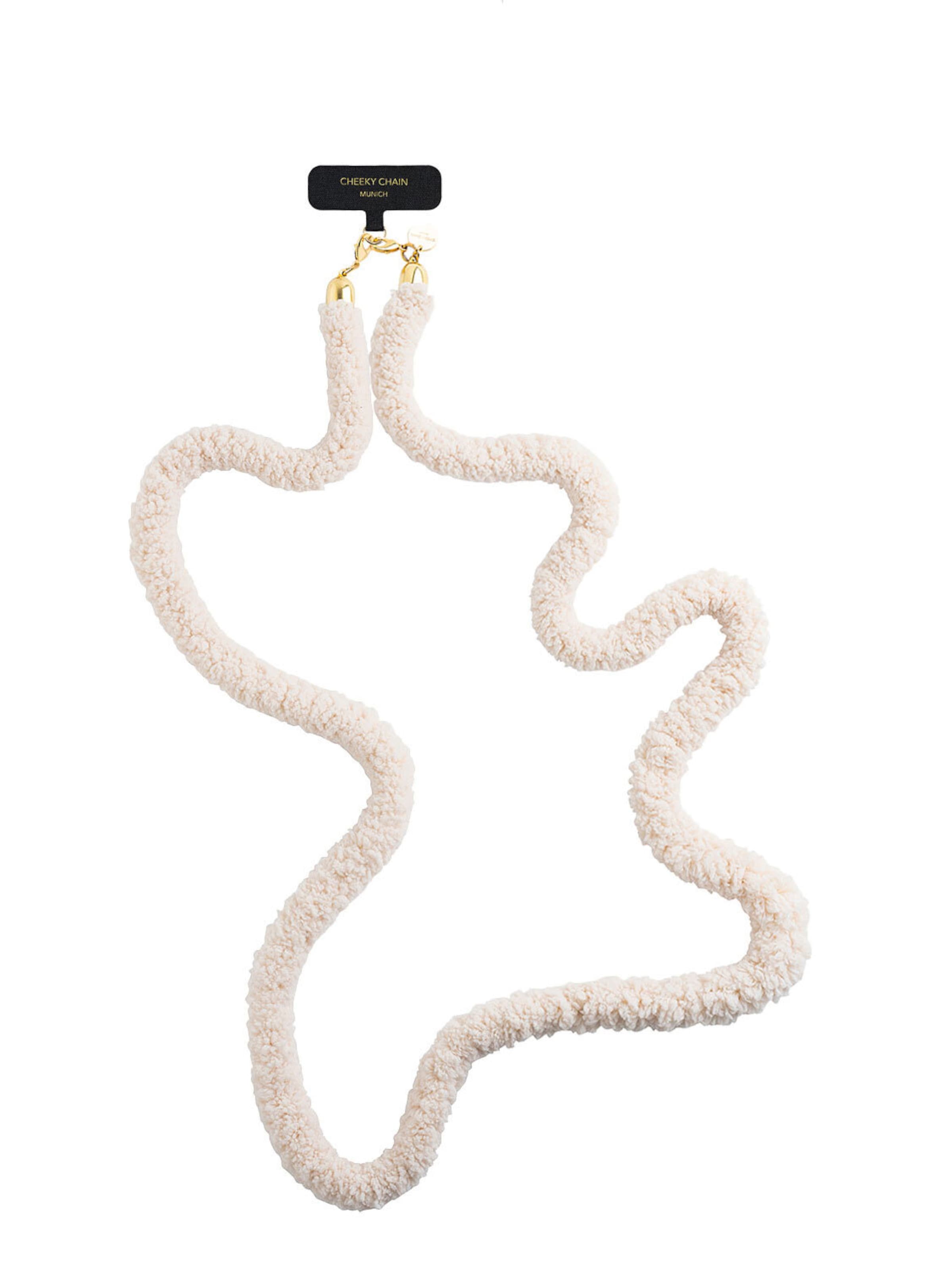 Cheeky Chain Munich Smartphonehülle in Beige: Vorderseite