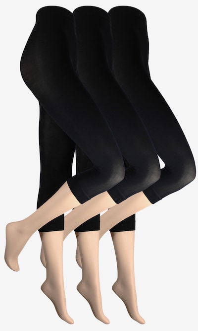 Esda Caprileggings in schwarz, Produktansicht