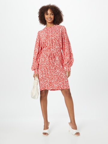 ICHI Shirt Dress 'Carolina' in Red