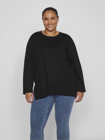 Pull-over EVOKED en noir : devant