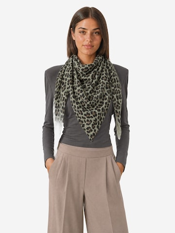 Seasons of April Shawl in Mixed colours: front