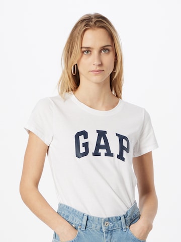 GAP Тениска в бяло: отпред