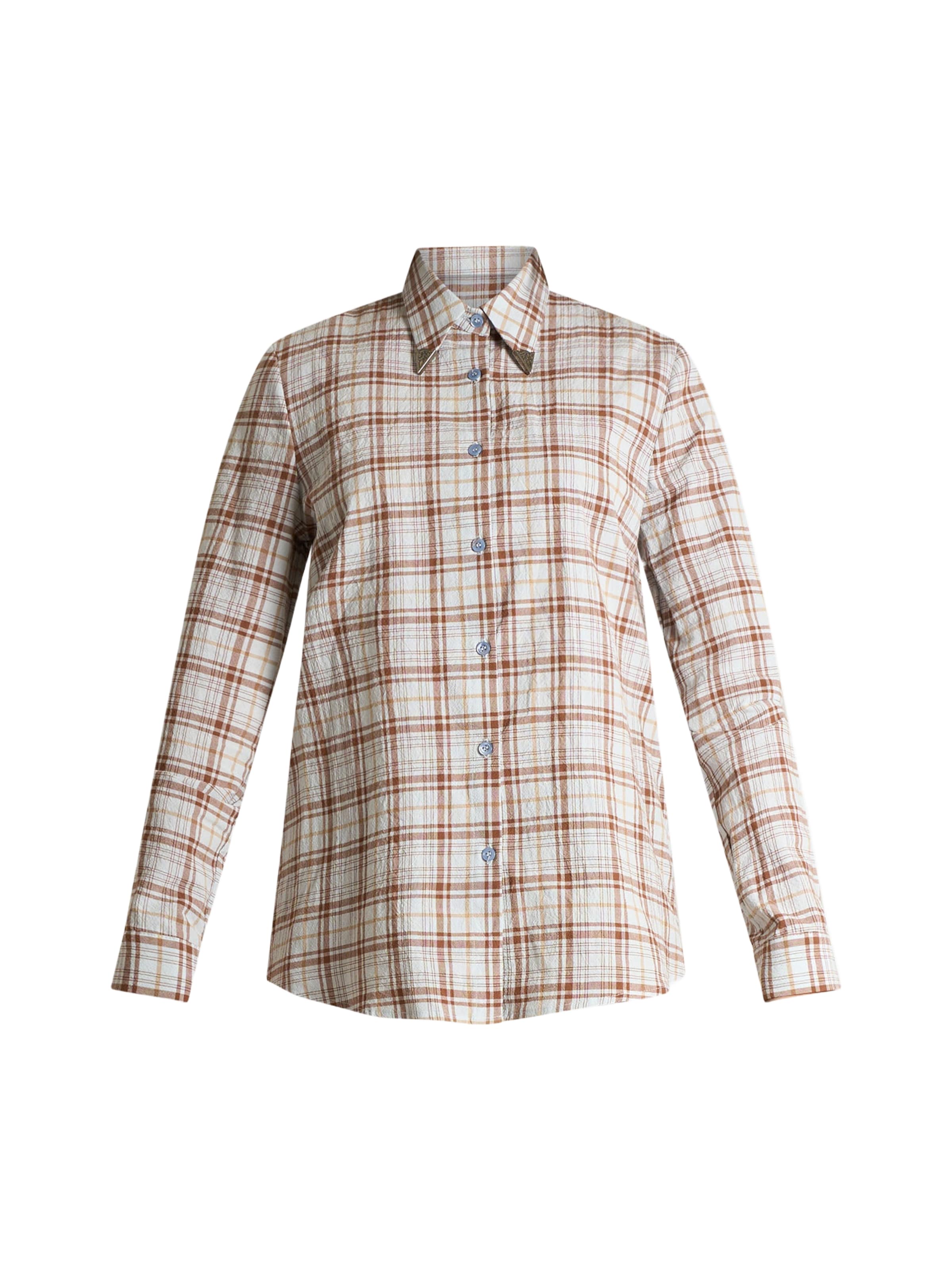 ViCOLO Blouse in Beige: voorkant
