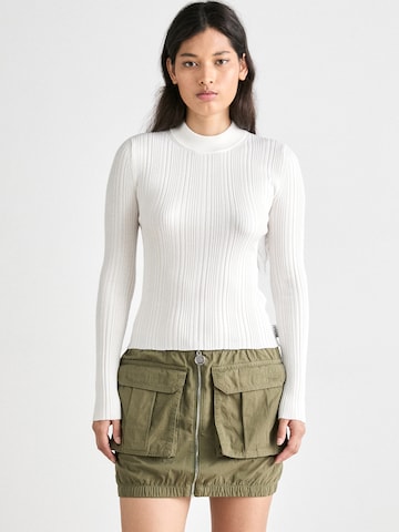Pull-over 'Sarphammy' HUGO en blanc : devant
