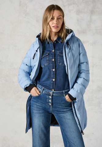 Manteau d’hiver CECIL en bleu : devant