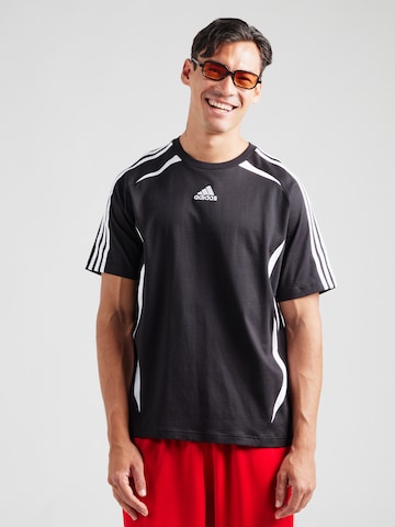 melns ADIDAS ORIGINALS T-Krekls 'Teamgeist': no priekšpuses