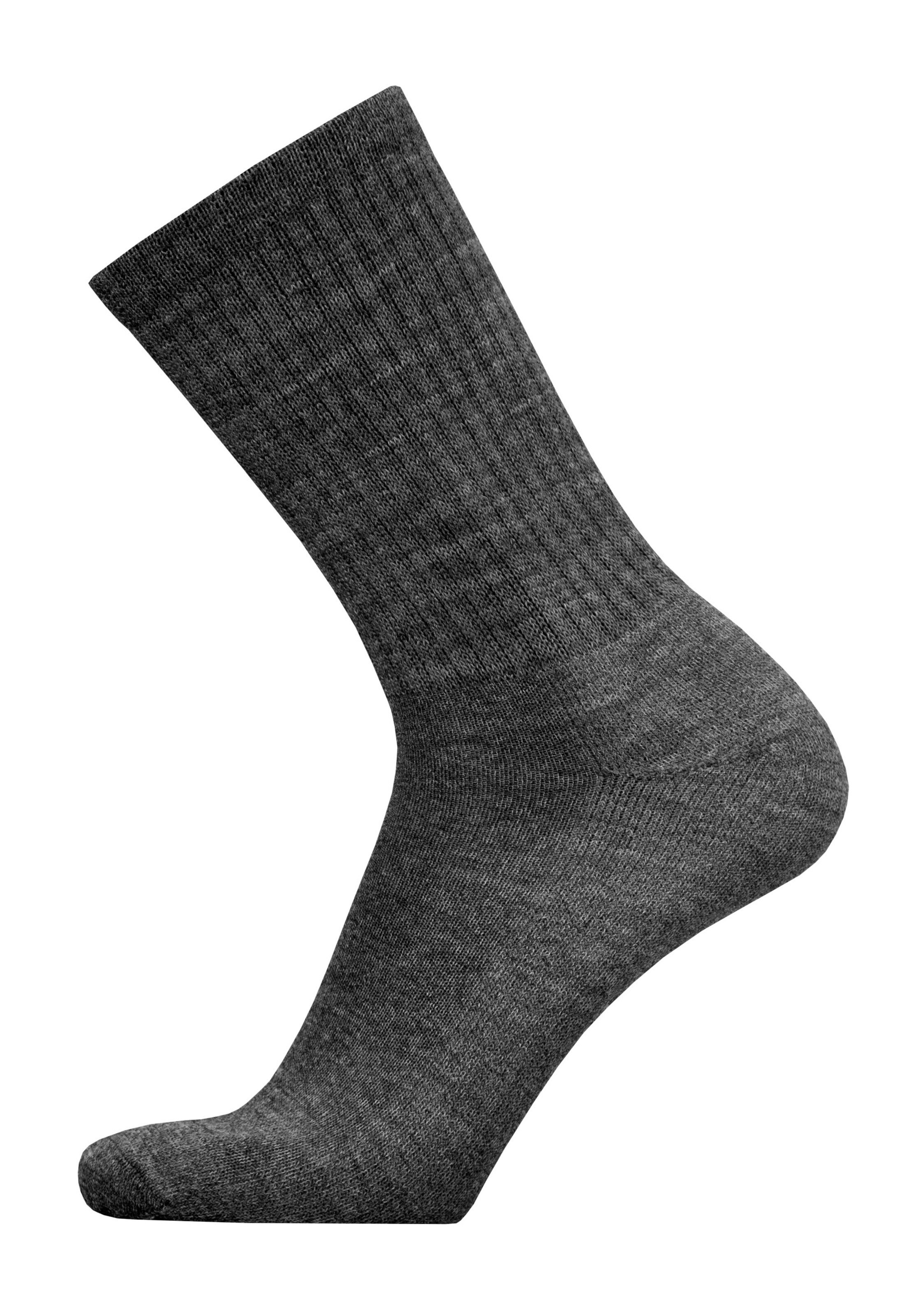 Uphill Sport Athletic Socks in Grey: front