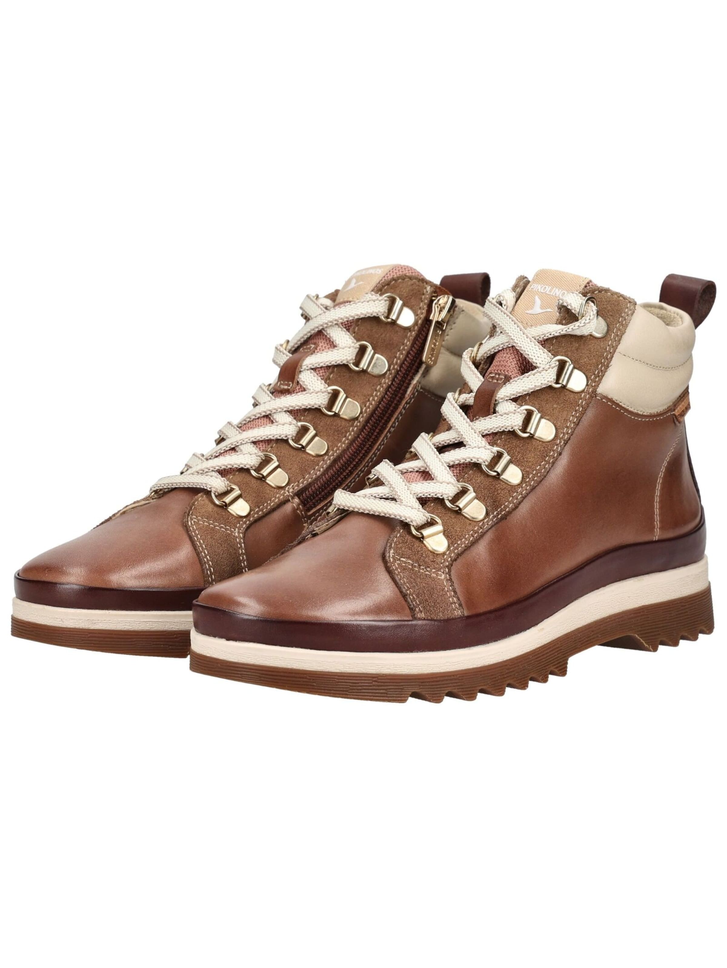 Bottines à lacets PIKOLINOS en marron