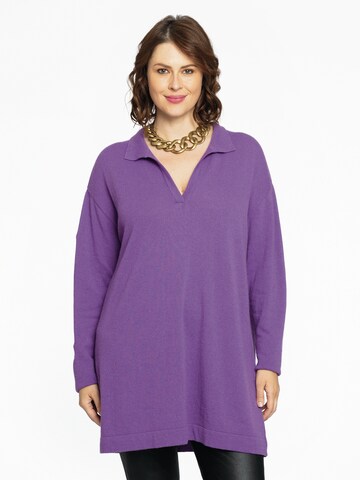 YOEK Pullover in Lila: Vorderseite