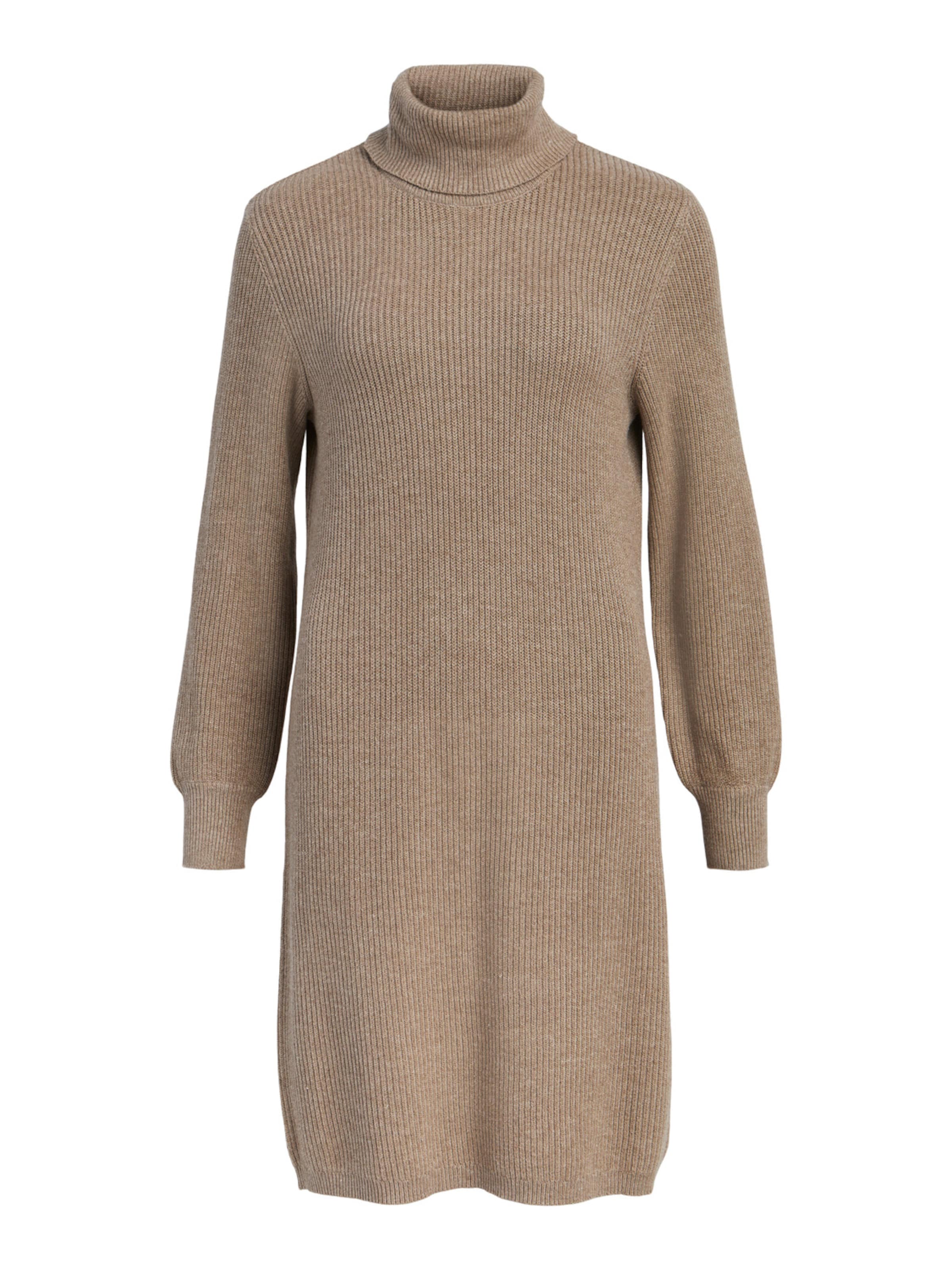 OBJECT Pletené šaty 'Malena' - Hnedá: predná strana