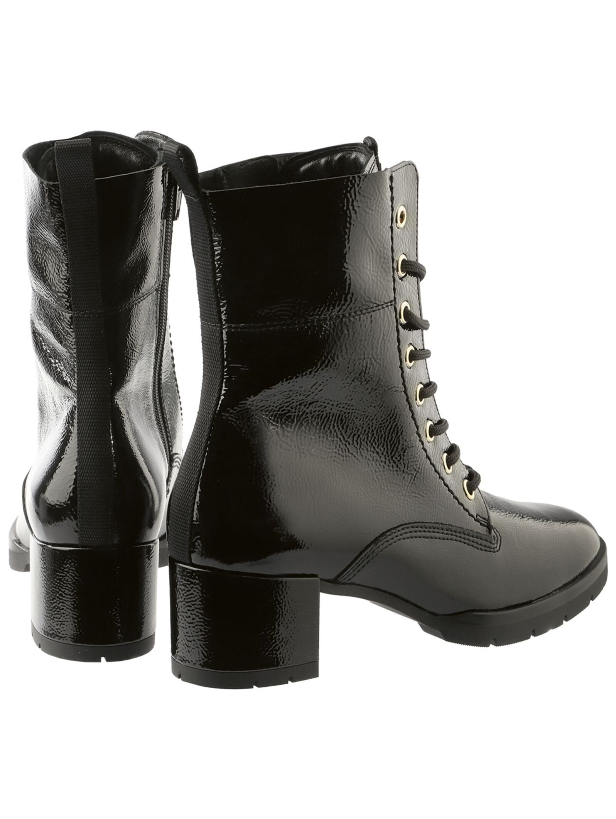 Högl Lace-Up Ankle Boots in Black