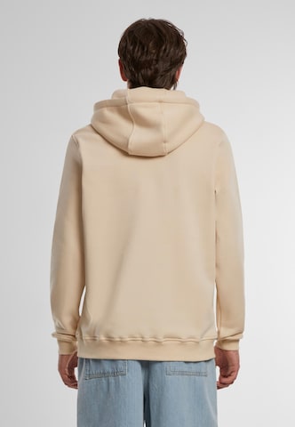 Sweat-shirt 'Sensitive Content' Mister Tee en beige