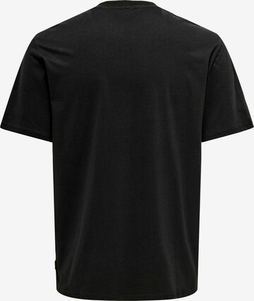 T-Shirt 'COAST' Only & Sons en noir