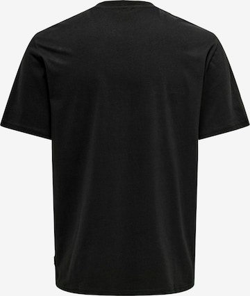 Tricou 'COAST' de la Only & Sons pe negru