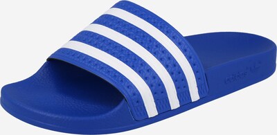 ADIDAS ORIGINALS Badeschuh 'Adilette' in himmelblau / weiß, Produktansicht