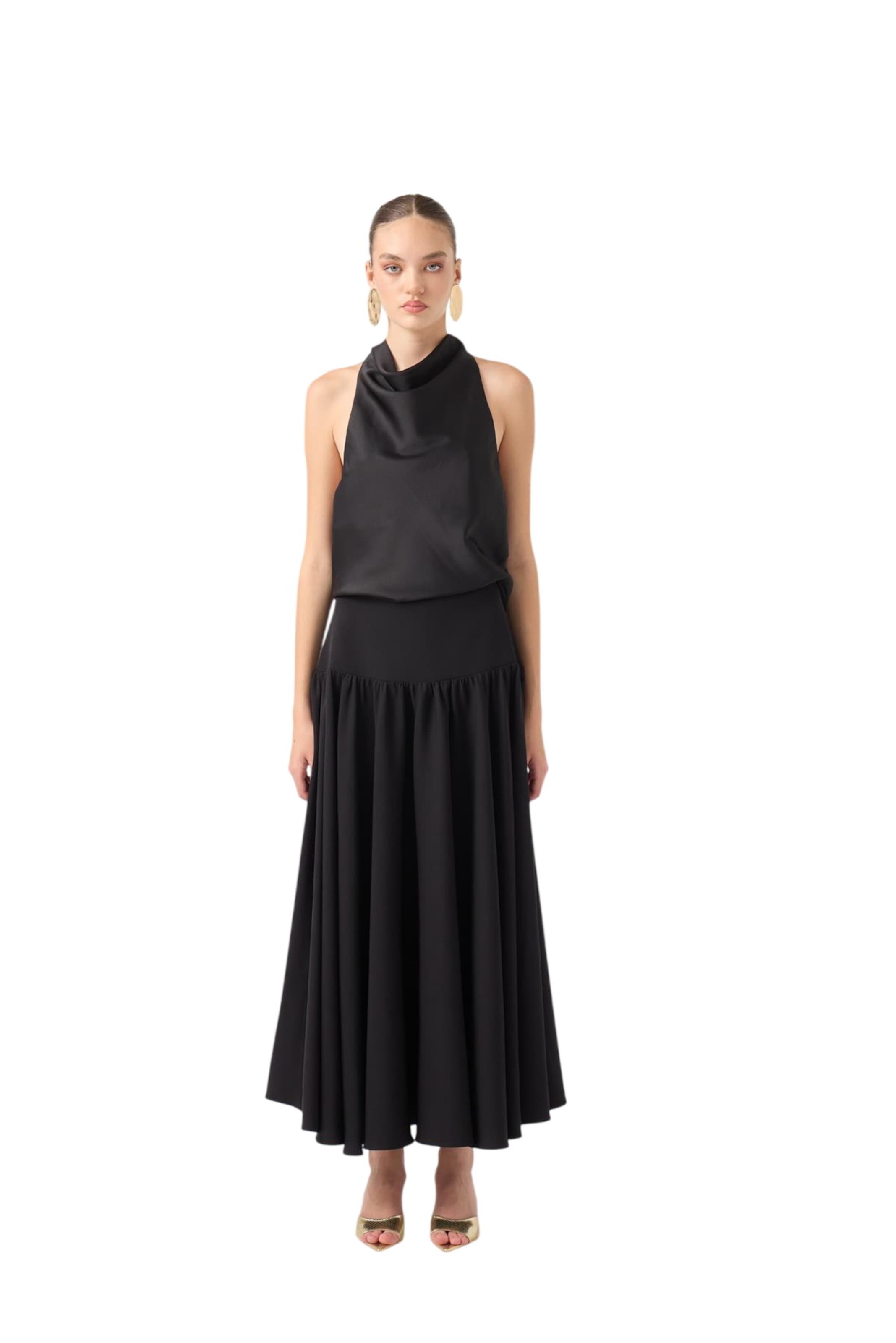 Chemisier HOLLY LOLLY en noir