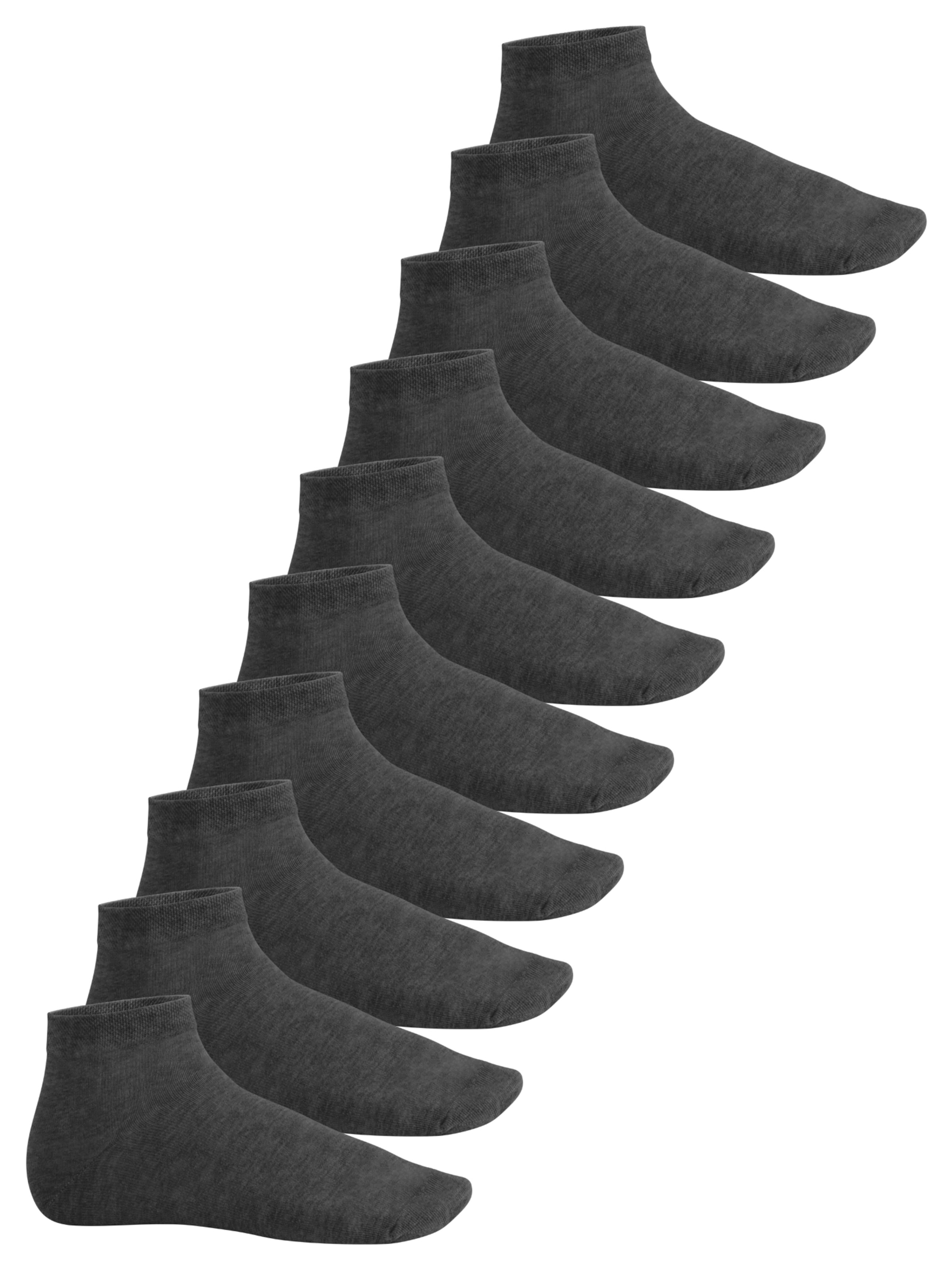 footstar Socken 'EVERYDAY!'‌‌‌ in Grau: Vorderseite