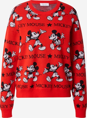 PRINCESS GOES HOLLYWOOD Pullover 'Mickey Mouse' in Rot: predná strana