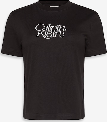 Calvin Klein JeansMajica - crna boja: prednji dio
