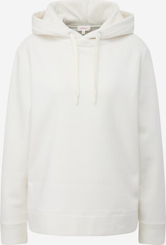 s.Oliver Sweatshirt in White: front