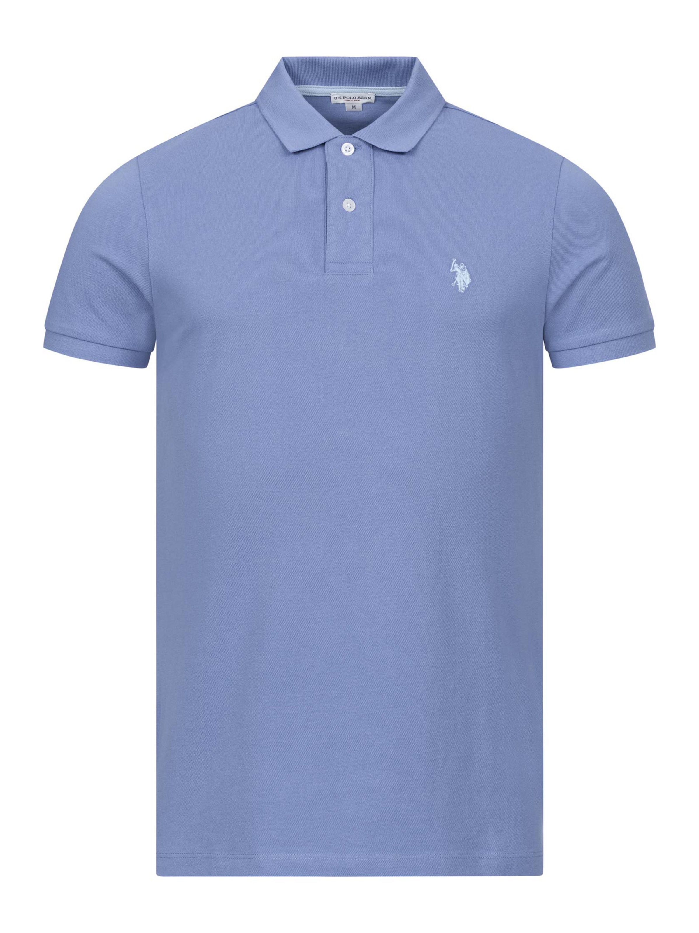 T-Shirt U.S. POLO ASSN. en bleu : devant