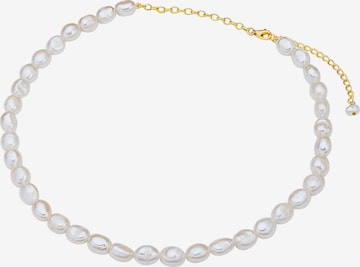 Valero Pearls Necklace in White: front