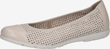 CAPRICE Ballet Flats in Beige: front