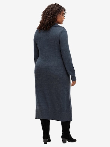 SHEEGO Knitted dress in Blue