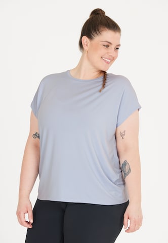 Q by Endurance Shirt 'Jenirei' in Blue: front