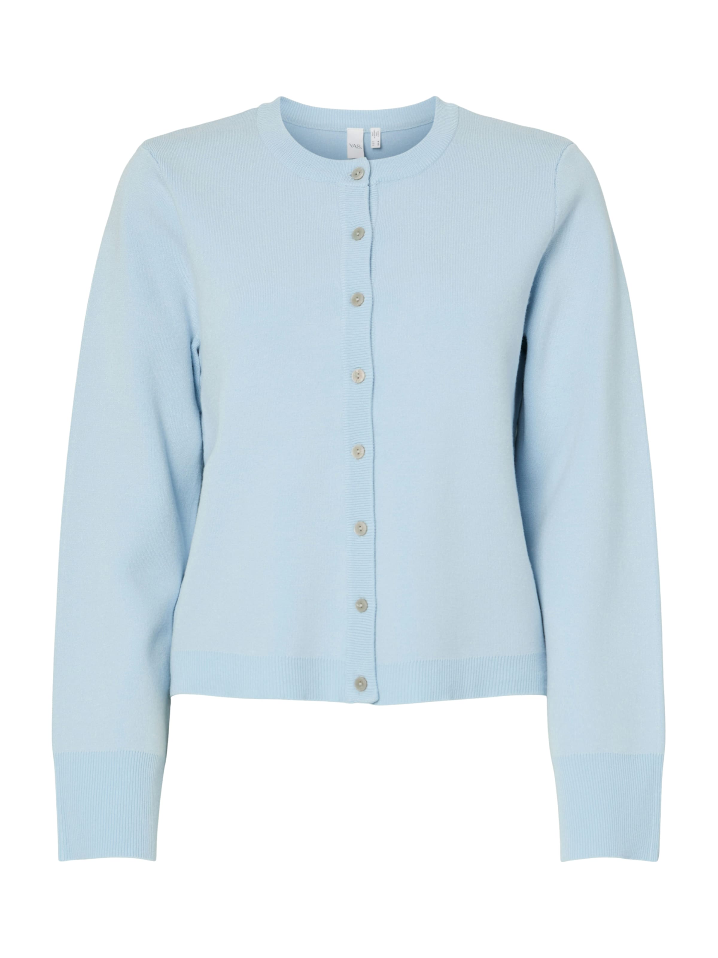 YAS Πλεκτή ζακέτα 'Elena' σε μπλε: μπροστά