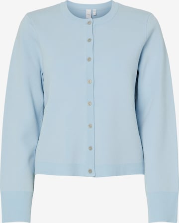 YAS Πλεκτή ζακέτα 'Elena' σε μπλε: μπροστά