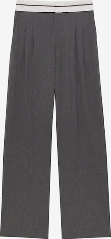 Pull&Bear Панталон с набор в сиво: отпред