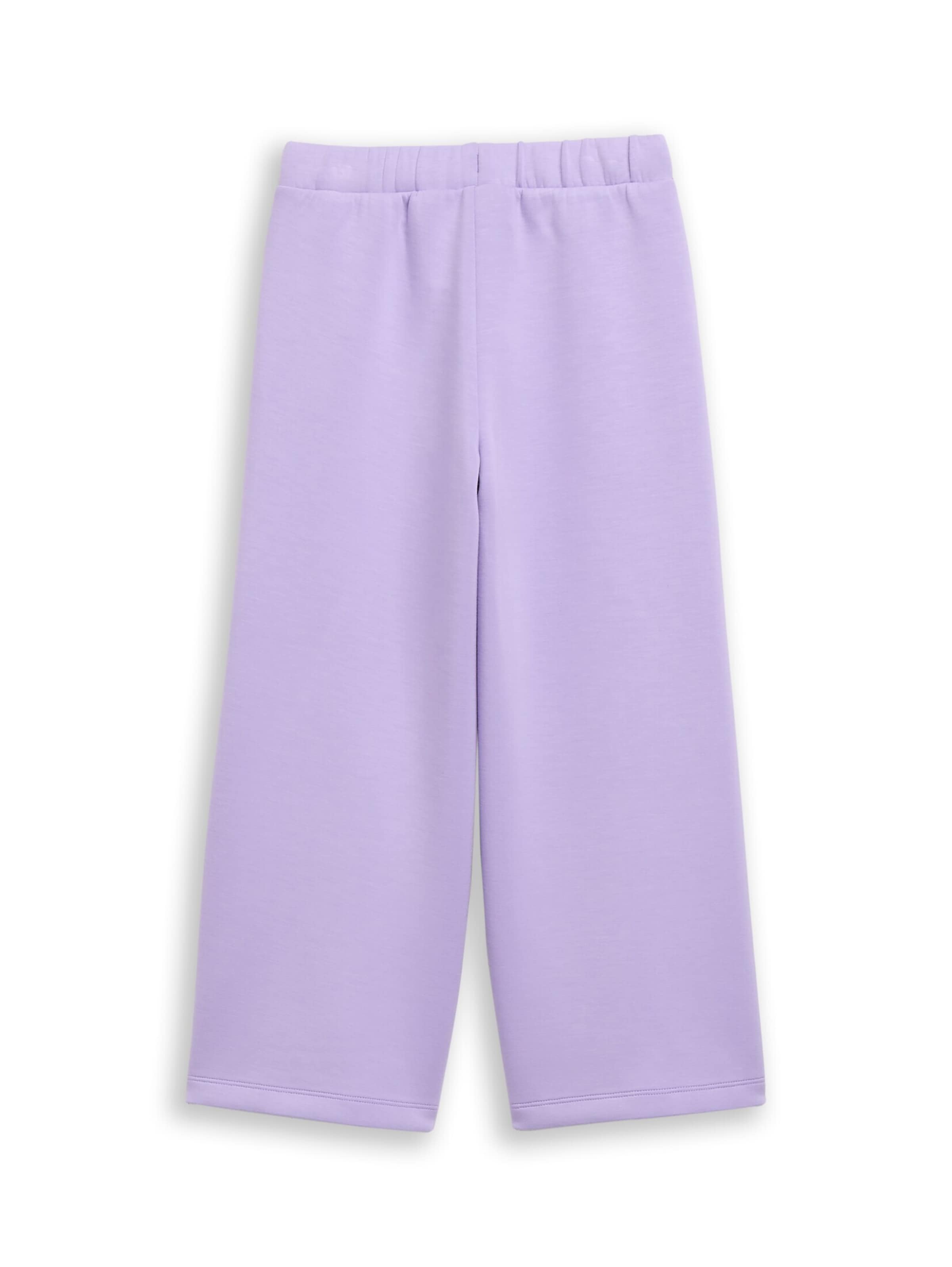 TOM TAILOR Wide leg Pants in Purple