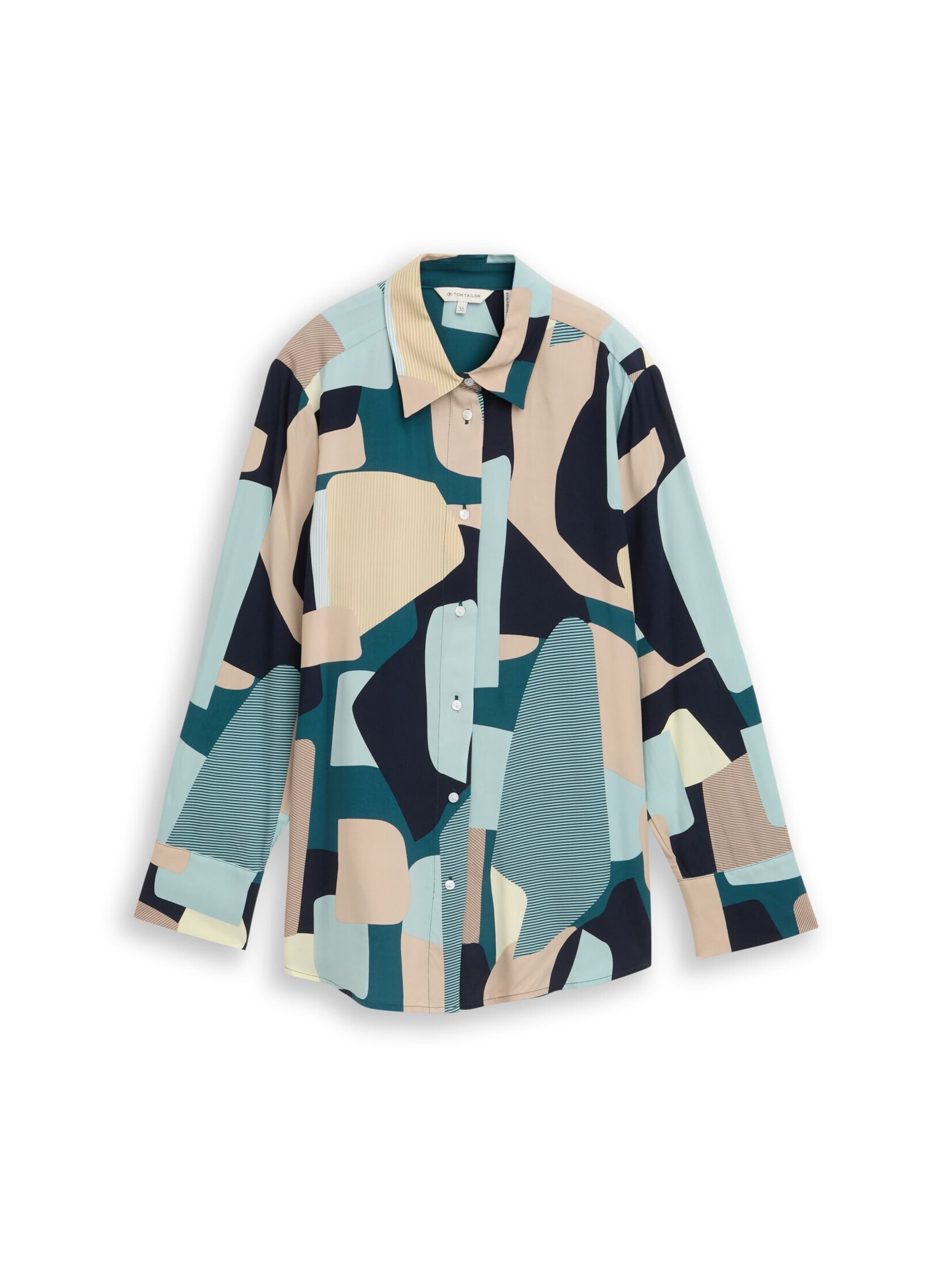 TOM TAILOR Blouse in Gemengde kleuren: voorkant