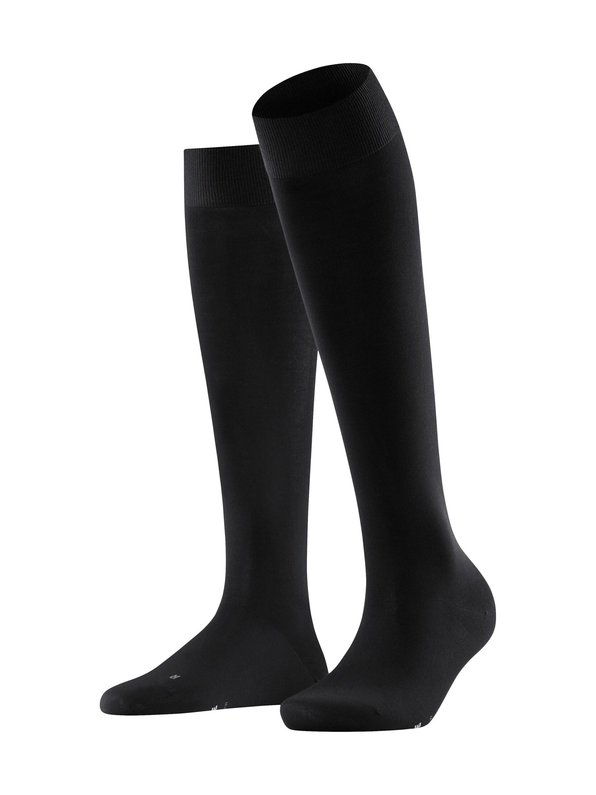 FALKE Overknee Strümpfe 'Vitalizer'‌‌‌‌‌‌‌‌ in Schwarz: Vorderseite
