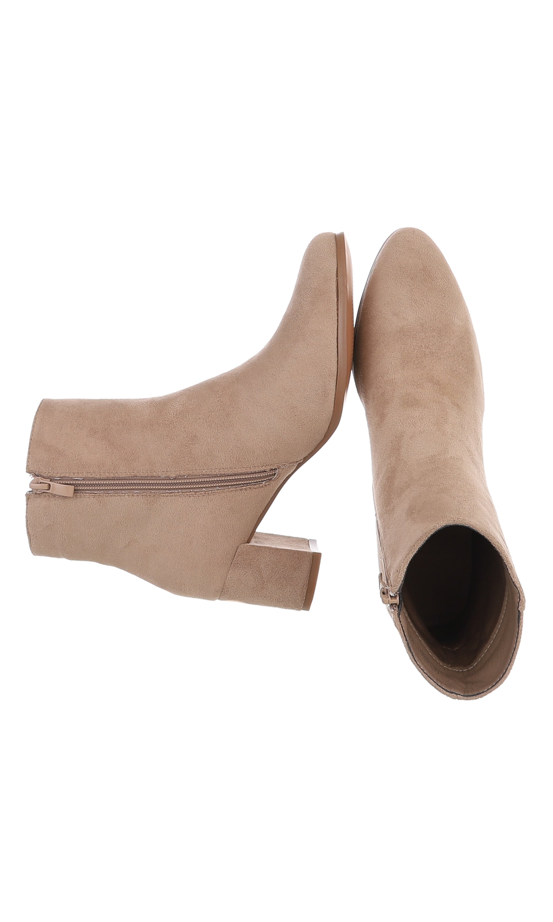 Ital-Design Stiefelette in Beige