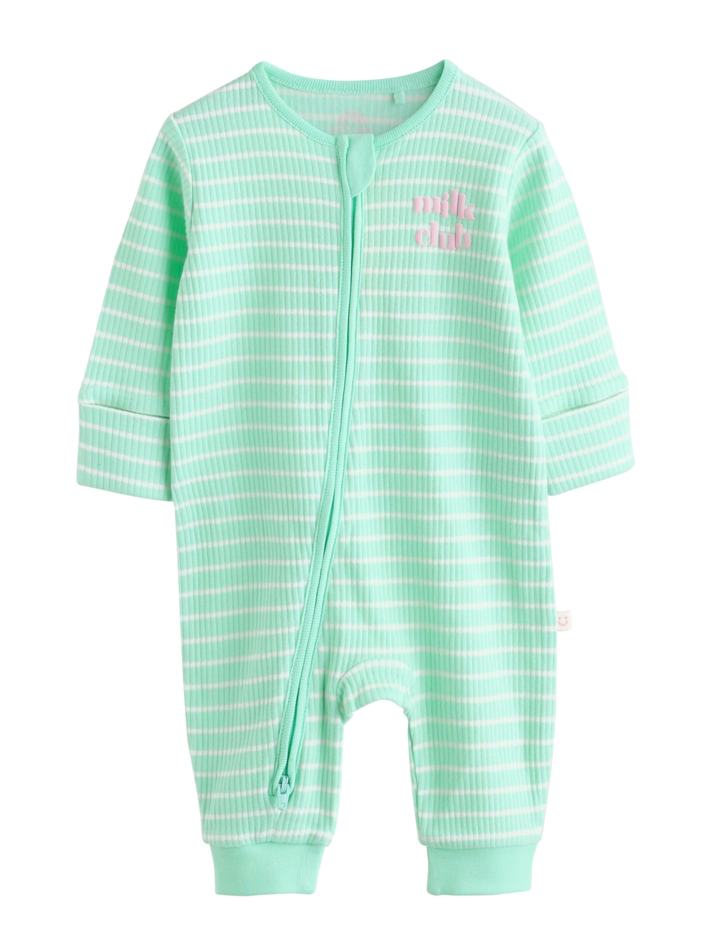Next - Pijama entero/body en verde
