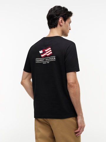 TOMMY HILFIGER - Camisa 'AMERICANA' em preto