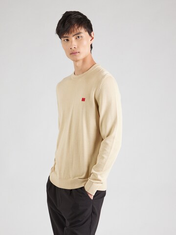 HUGO Neulepaita 'San Cassius' värissä beige: etupuoli
