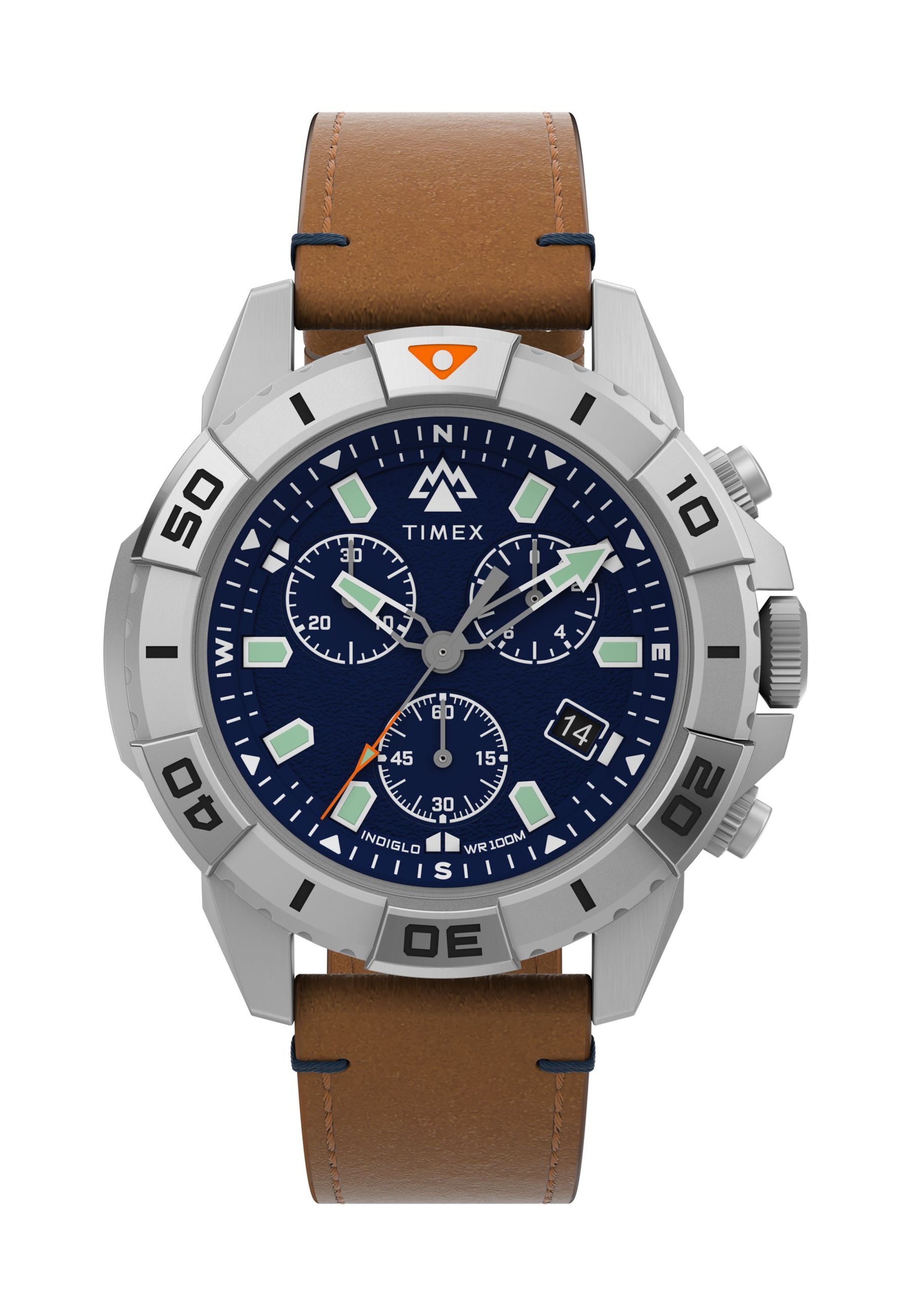 TIMEX Analogt ur 'Expedition North® Ridge' i brun: forside