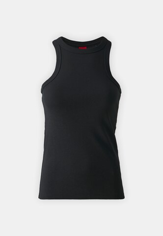 HUGO Top in Schwarz