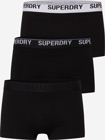 Superdry Боксерки в черно: отпред