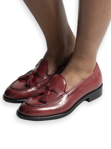 Mocassin 'Pepi' Jerelyn Creado en rouge