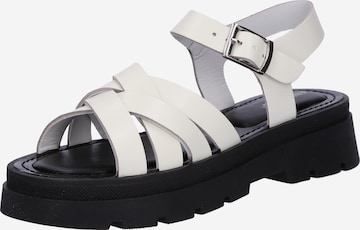 ABOUT YOU Sandalen met riem 'Abby' in Wit: voorkant
